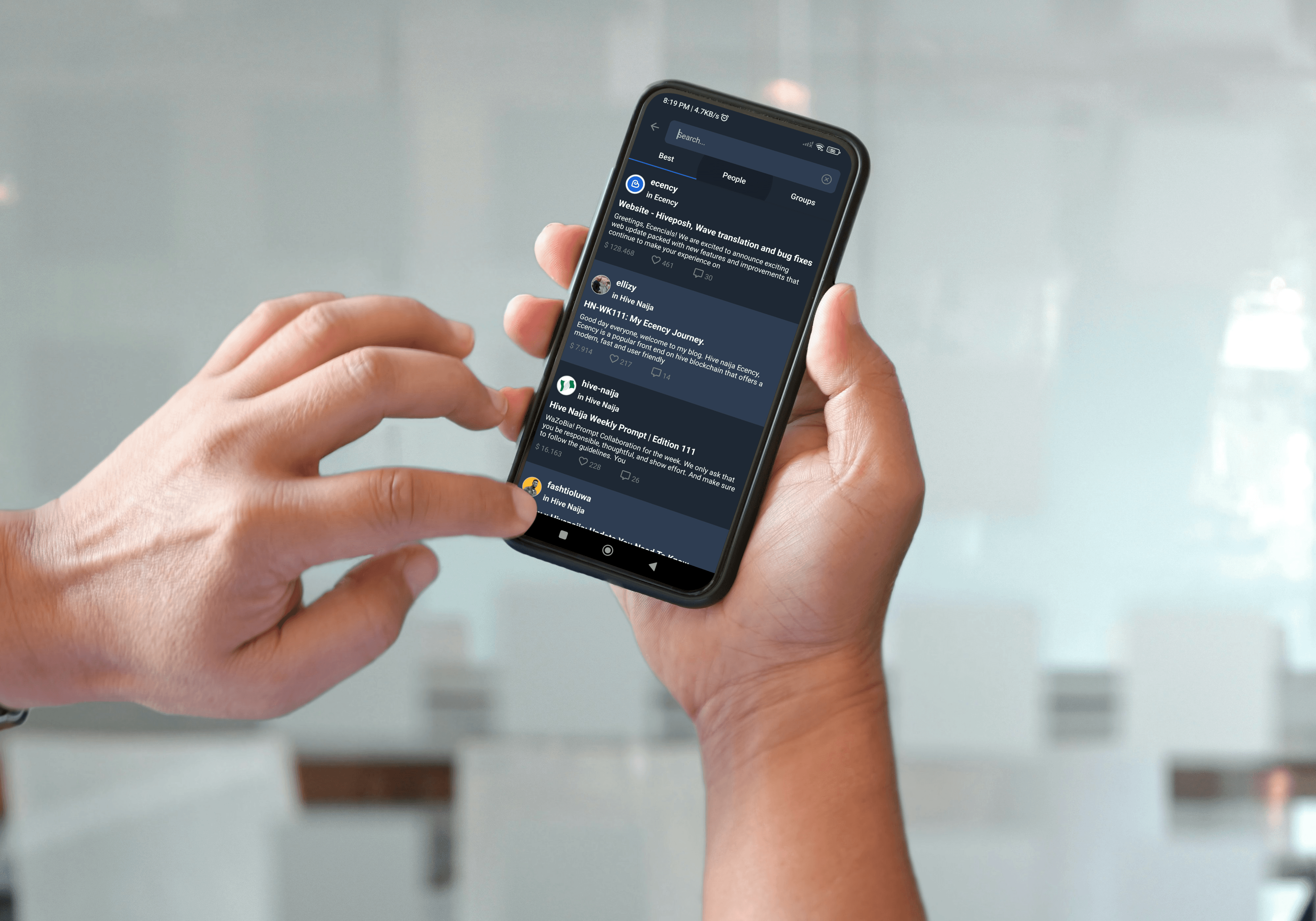 Notification center