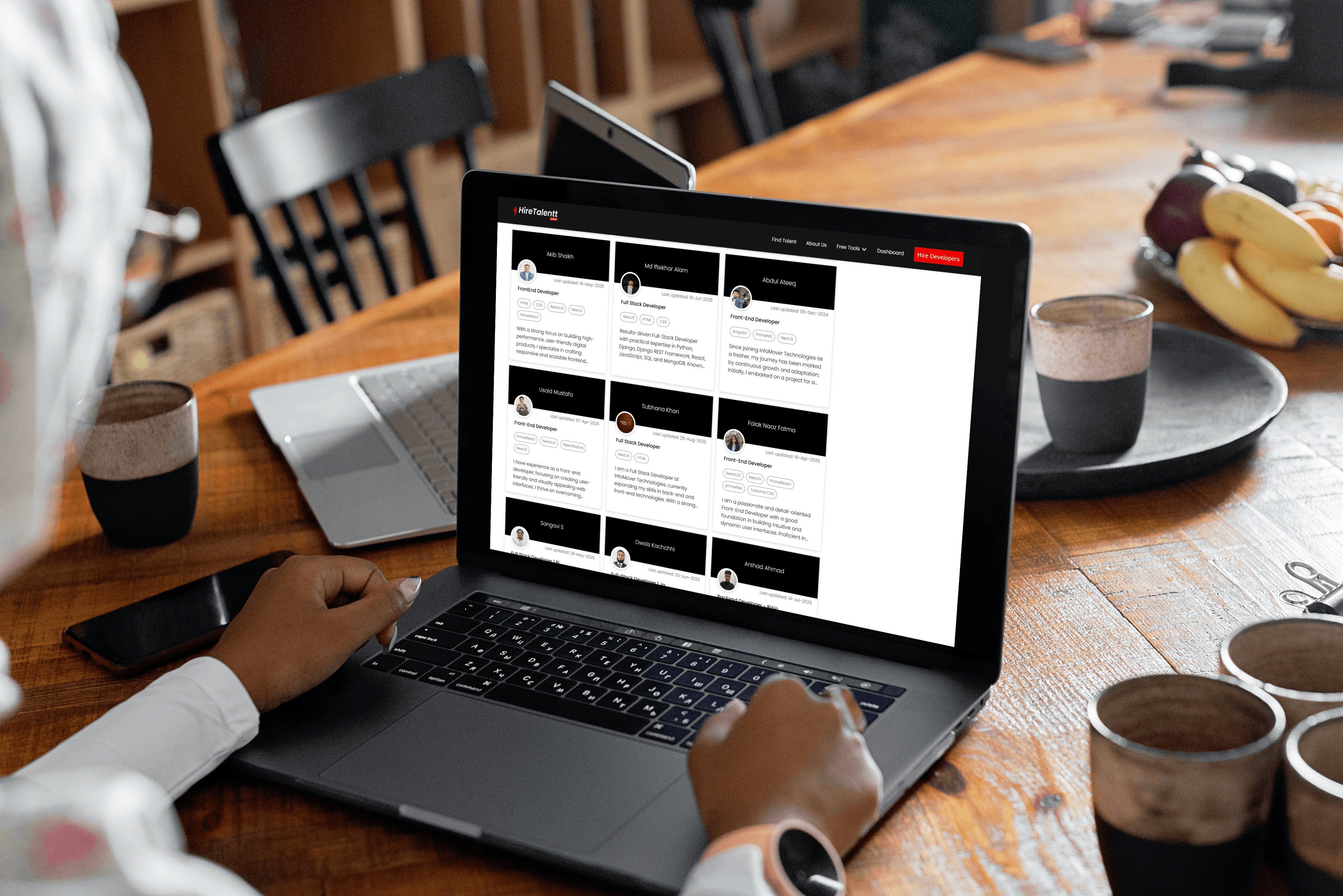 client dashboard