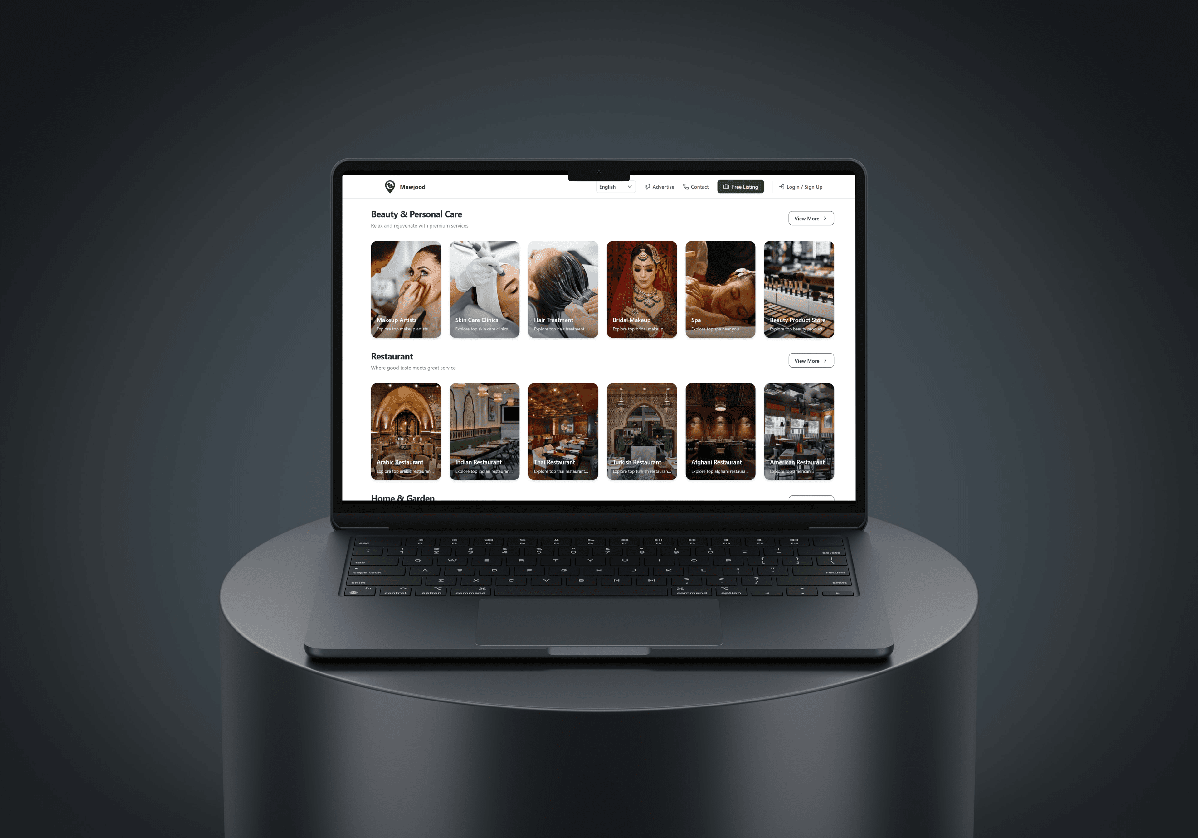 Mawjood business page