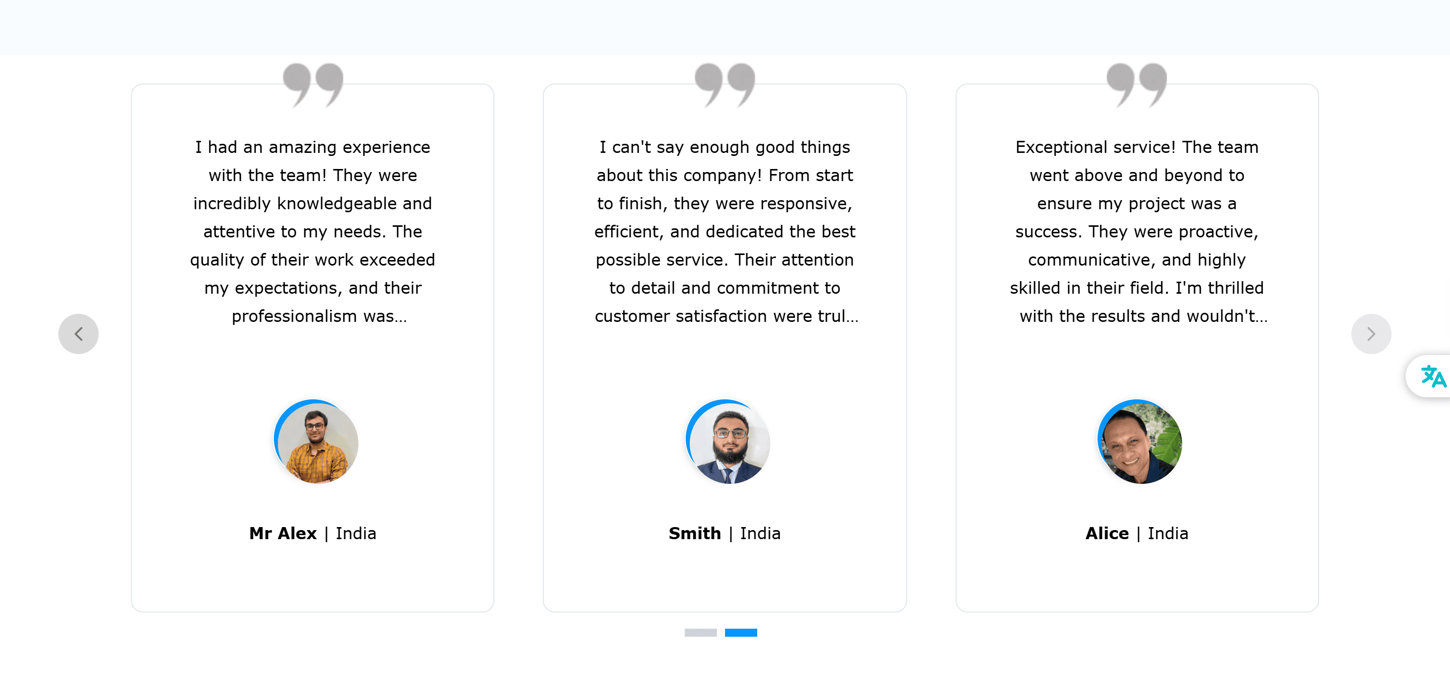 marketing website