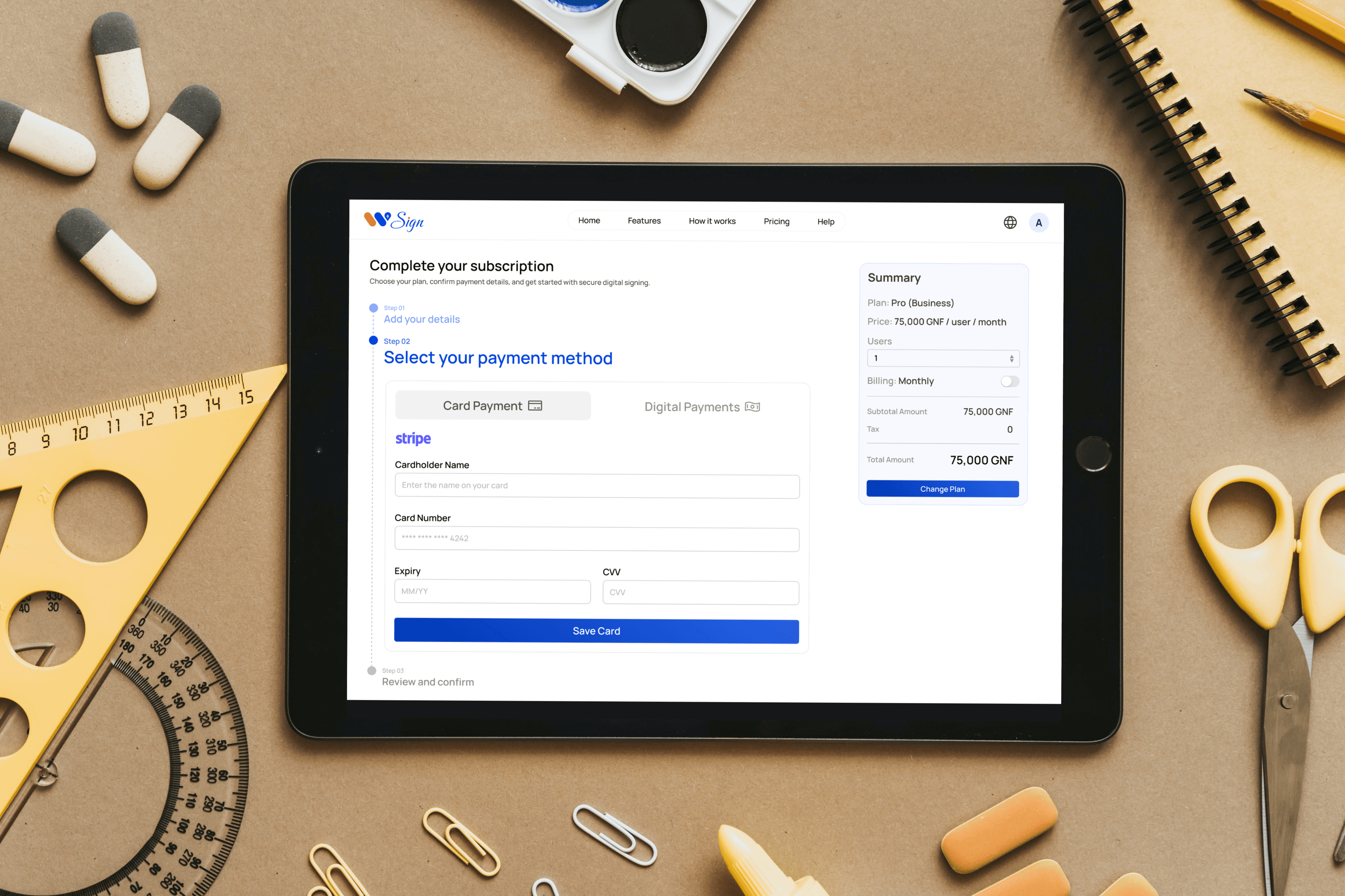 Signature Capture Methods